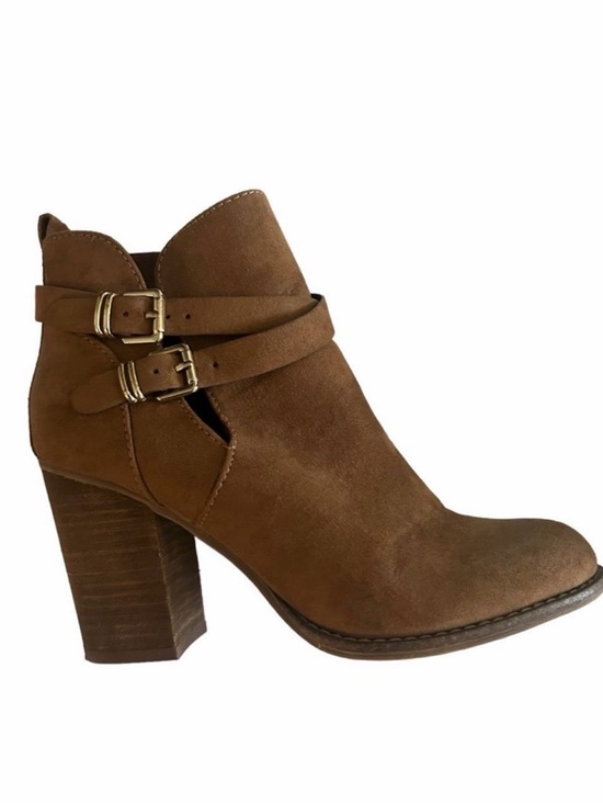 Aldo Shoes - ALDO Suede Leather Buckle Ankle Booties 8